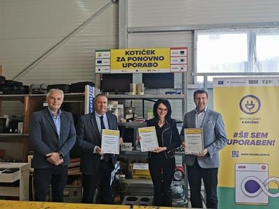 Kotiček za ponovno uporabo še delujočih električnih in elektronskih aparatov 3